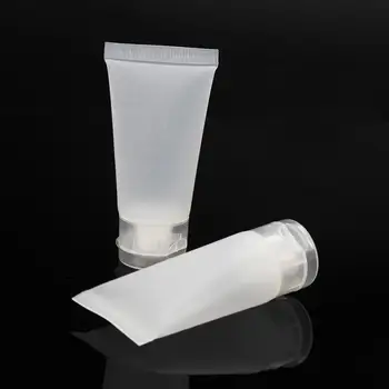 

10PC PVC 15ml Small Portable Simple Container Clear Empty Facial Cleanser Refillable Split Travel Bottle Cosmetic Makeup Tools