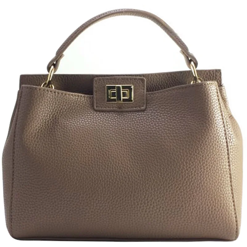 Bags for Women 2021 New Women's Bag Lychee Pattern Classic Kitten Bag Golden Lock Shoulder Messenger Ladies Bag