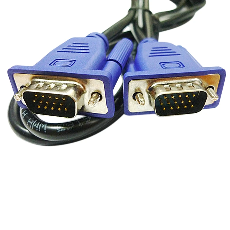 1,5 m VGA3+ 2 компьютера HD подключение видео кабель для монитора кабель