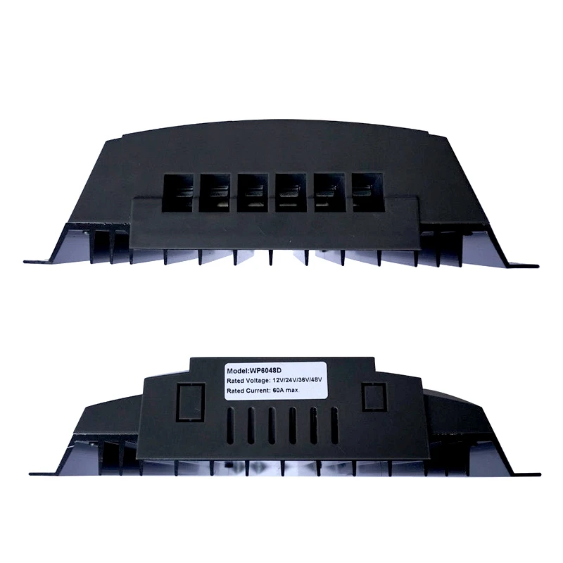 Солнечный регулятор заряда 60A 12V 24V 36V 48V автоматический Макс 100V PV вход ШИМ-регулятор для электрооборудования