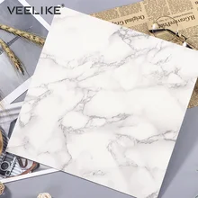 Modern PVC Self-adhesive Floor for Kitchen Bathroom Renovation Marble Pattern Tiles Panels Ground Decorative Wood Grain Stickers