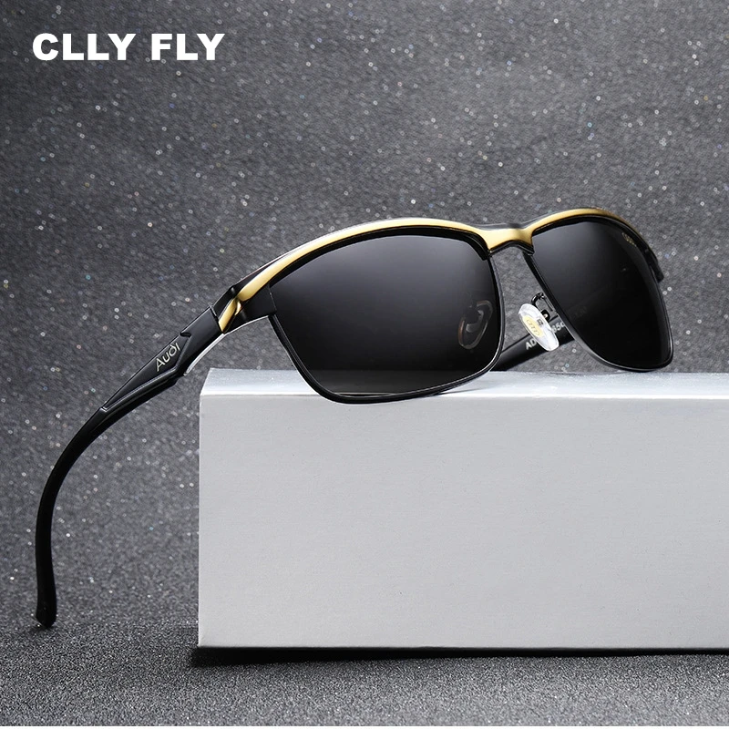 

HD Polarized UV400 Military Quality Sunglass Men Alloy Frame Sun Glasses For Eyewear Accessories Male Driving pilot Sunglasses