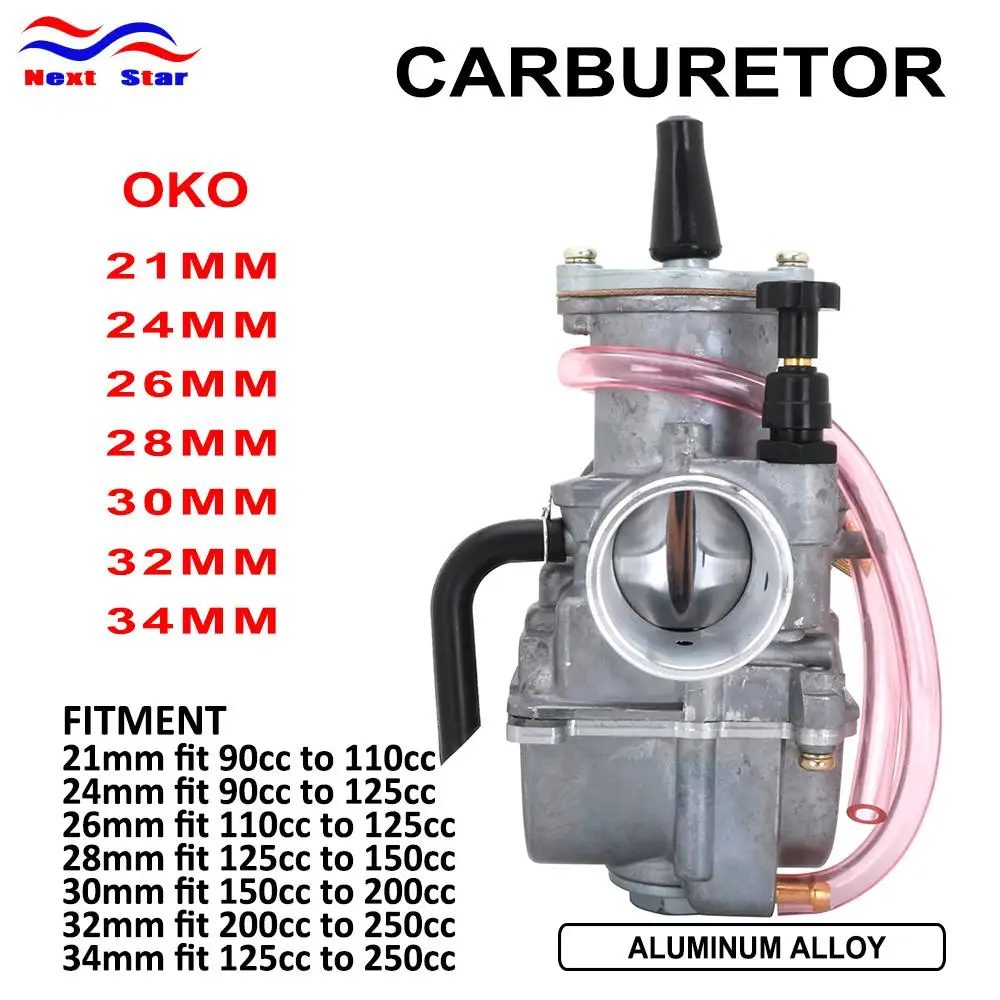 Карбюратор для OKO 90cc 250cc КАРБЮРАТОР из алюминиевого сплава 21 24 26 28 30 32 34|Карбюратор|