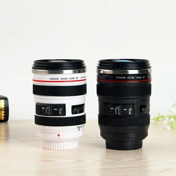 

Stainless Steel SLR Camera Mugs High Capacity Milk Coffee Cup Desktop Pen Holder Gift for Friends Kitchen Drinking Utensils
