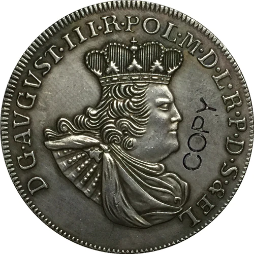 1763 Польша монеты КОПИЯ, 33 мм