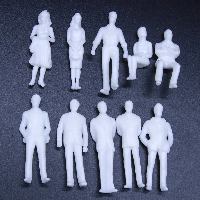 People Miniature Mini Figures 2-50pcs 1:25/30/42/50 Diorama 