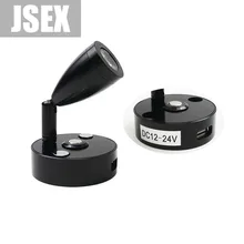 

Black Aluminum DC24V 12V Touch Dimmable RV LED Reading Light Fixture with USB Port,Warm White Cold White Boat Yacht Wall Lamp