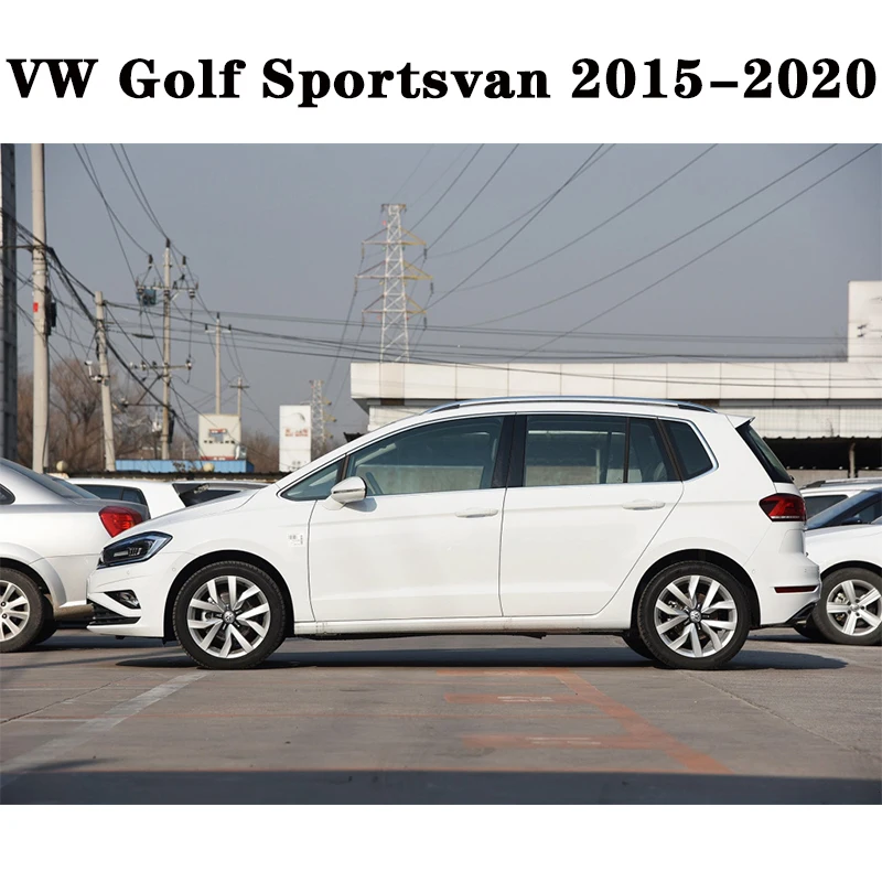 Customized Car Floor Mat Black Pad Carpet Liner for VW Golf Sportsvan 2015-2020 Auto Foot Pads Auto