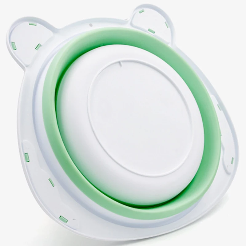 Newborn Baby Tub Portable Washbasin Folding Shower Washbasin Telescopic Plastic Basin