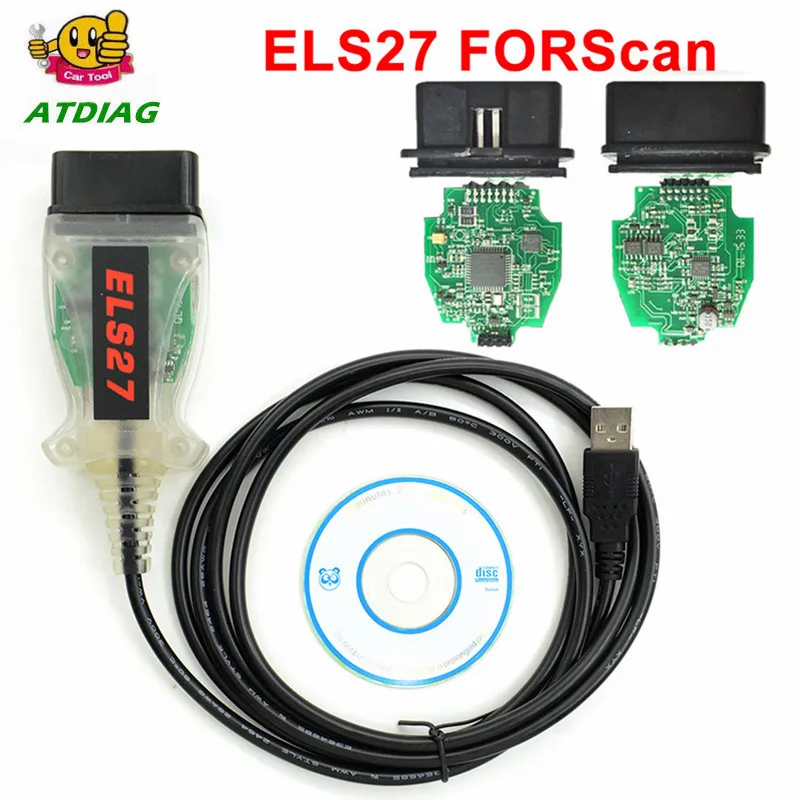 ELS27 FORScan сканер для Ford/Mazda/Lincoln/Mercury ELS27 FORScan сканер OBD2 диагностический кабель Поддержка ELM327 J2534