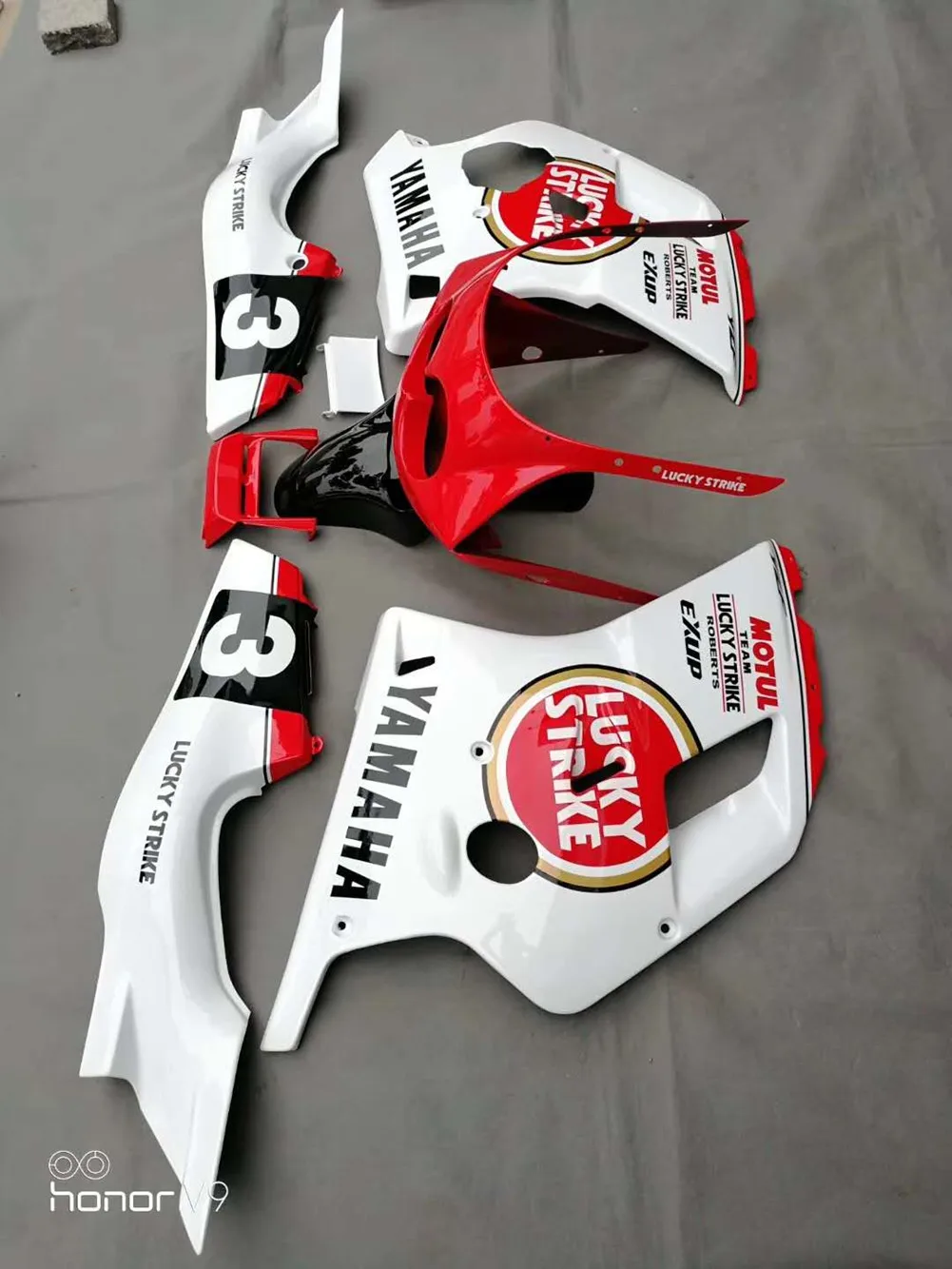 FZR250 FZR250R 3LN-1 обтекатель кузова рамка Комплект двойные фары боковые защитные крылья от Yamaha FZR 250R 3LN