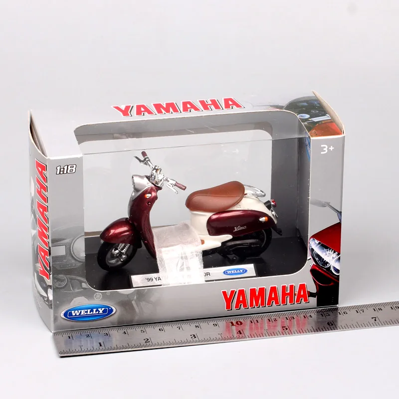 1/18 мини-весы welly classic 99 yamaha Vino YJ50R скутер автомобиль мото rcycle литье под давлением игрушка модель Мото велосипед для маленьких мальчиков реплики