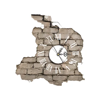 

2020 New Clock Watch Wall Clocks sale 3D wall clocks stickers Living Room Europe DIY self-adhesive wall stickers can be removed