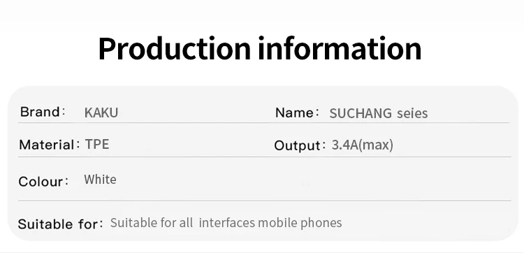 KAKU 2.4A USB TypeC кабель для передачи данных для Redmi Note 7 mi9 USB C кабель для samsung S9 провод для быстрого заряда USB-C кабель для зарядки мобильного телефона