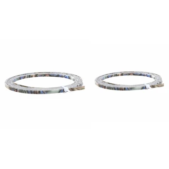 

20 Pcs Abalone Celluloid Strips Guitar Binding Purfling Edging-5Mm & 6Mm