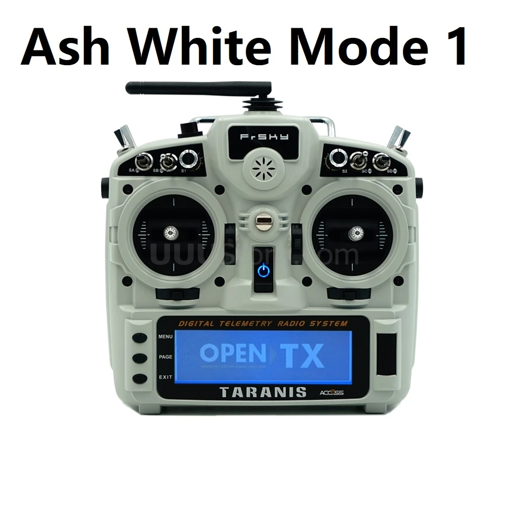 Ash White Mode 1 FrSky Taranis X9D Plus 2,4G 24CH доступ ACCST D16 передатчик поддерживает анализатор спектра функции для радиоуправляемого дрона - Цвет: Ash White Mode 1
