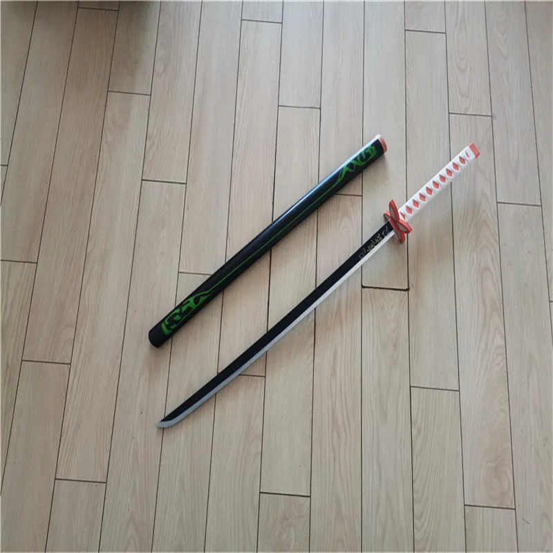 Kimetsu no Yaiba меч оружие убийца демонов Agatsuma Zenitsu косплей 1:1 аниме ниндзя нож Высокое