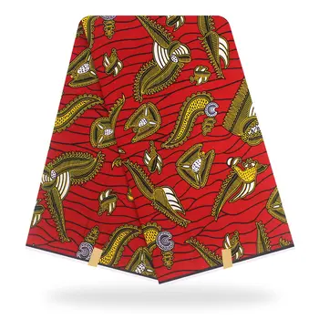 

African wax prints nigerian ankara fabric 2020 wax printed 100% cotton Nigeria style fabric wholesale real Ghana wax