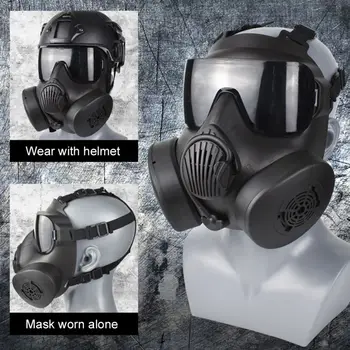 

Standard Outdoor Airsoft Safety Goggle Protective Tactical Mask Anti-fog Airsoft Mask Protective Full Face Helmet Paintball Mask