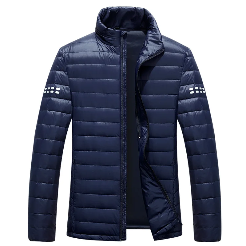 

2019 Winter New Ultra Light Duck Down Jacket Men Feather Man Winter Parka Coats Light Down Jacket Winter Long Sleeve Solid Coats