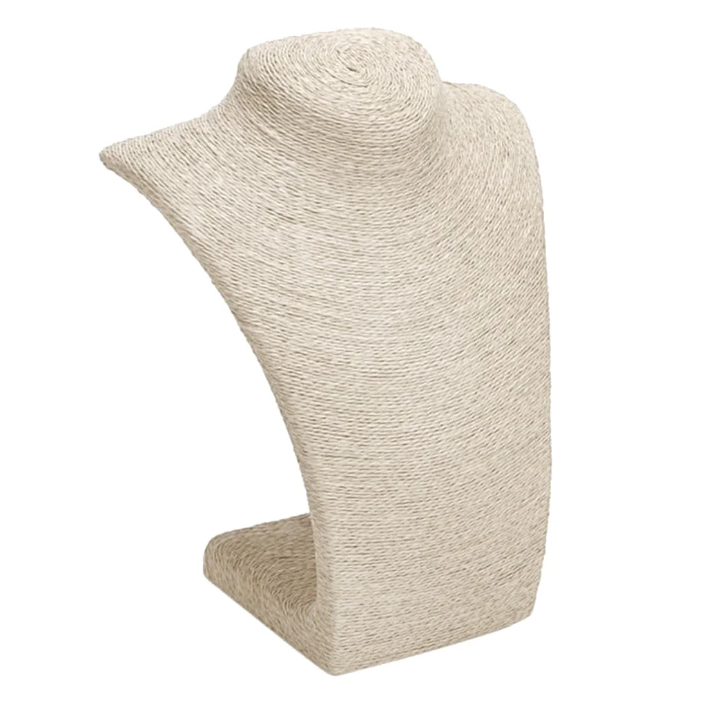 Necklace Pendant Display Bust Mannequin Jewelry Display Stand Holder