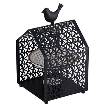 

Iron Frame Candle Aromatherapy Lamp Oil Stove Ceramic Candle Holder Vase Aromatherapy Stove Home Decoration