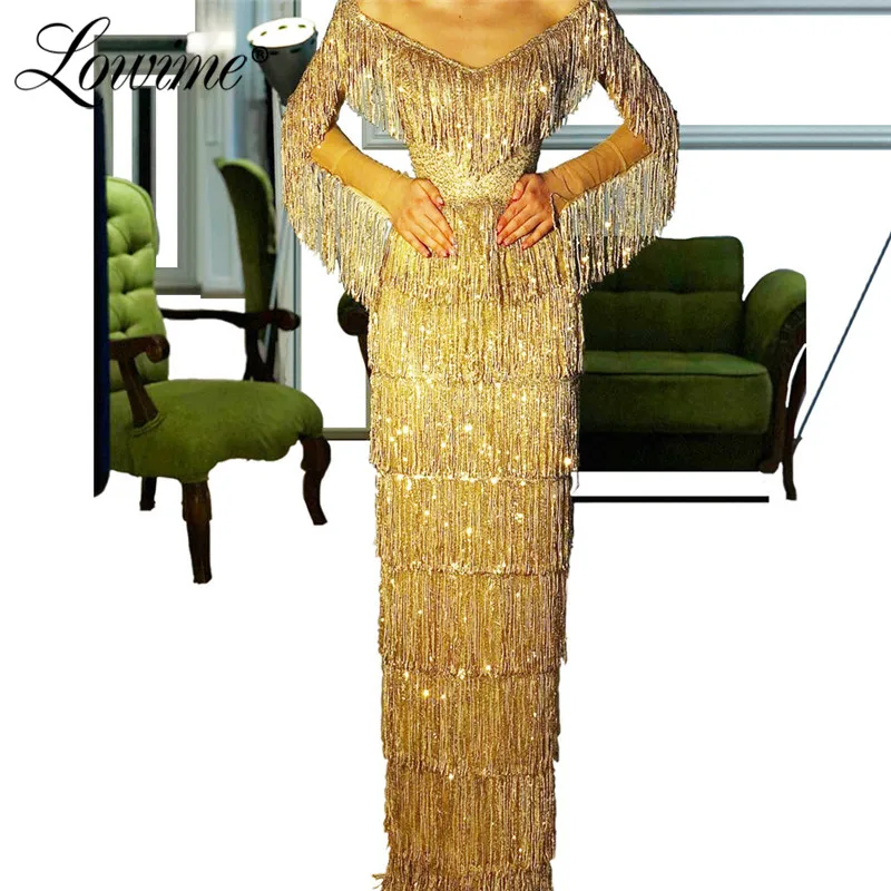 Дубай Бисероплетение Вечерние платья кисточкой бисером Abendkleider платье для выпускного со стразами Кристаллы Вечерние платья арабские кафтаны Дубай