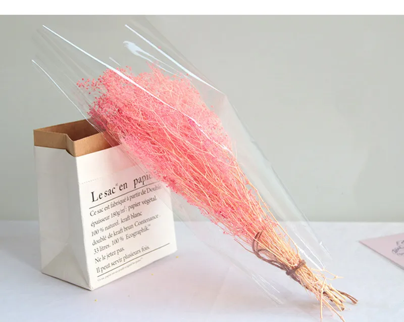 

20g/set 50cm Natural Dream Grass Gypsophila Decor Home Bunch Dried Pampas Wedding Flower Bunch Bouquets Flavorful Small Durable