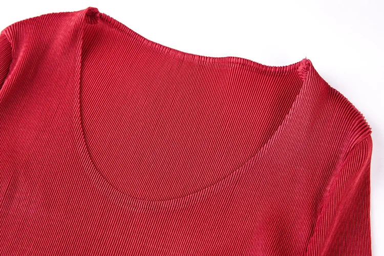 MIYAKE Новое плиссированное платье с асимметричным подолом, тонкая модная женская одежда, плиссированные платья
