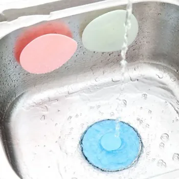 

Silicone Toliet Hair Catcher Bathroom Plug Floor Drain Bath Stopper Sink Strainer Pool Kitchen Vegetable Fruit Residue Filters