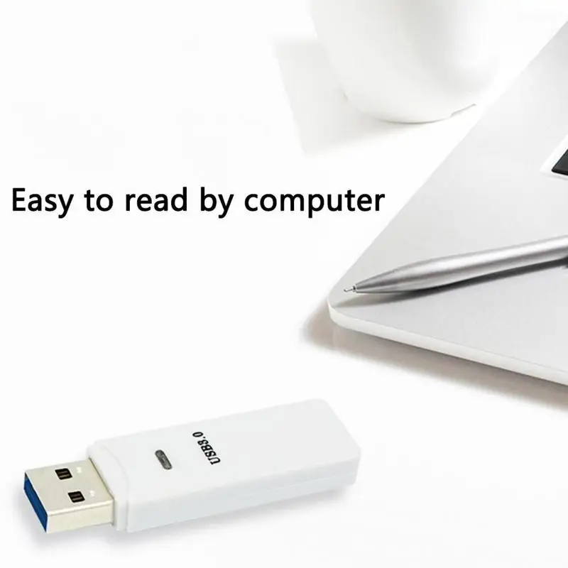 2 в 1 USB3.0 SD/TF кард-ридер Mni смарт-кард-ридер USB адаптер для компьютера ПК ноутбука