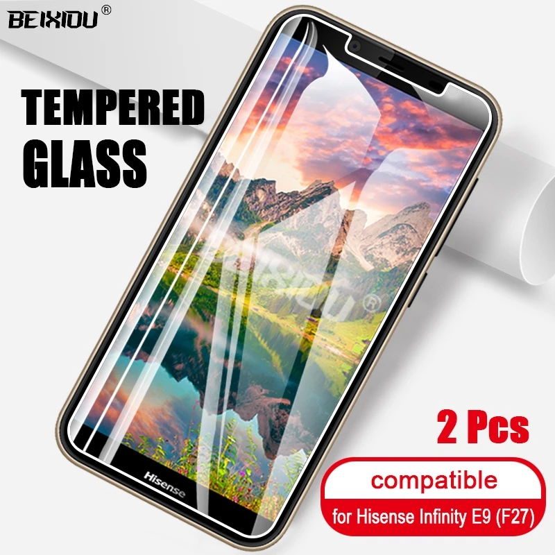 

2 PCS Full Tempered Glass For Hisense Infinity E9 (F27) Screen Protector tempered For Hisense Infinity E9 (F27) Protective Film