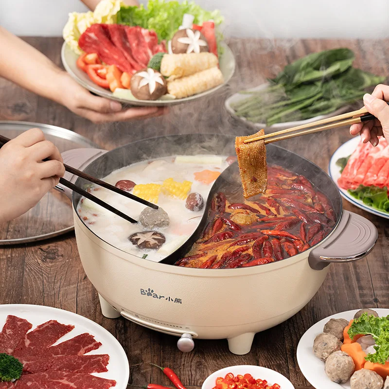 Mandarin Duck Electric Hot Pot Multi-function Skillet Wok and Cooking All-in-one | Бытовая техника