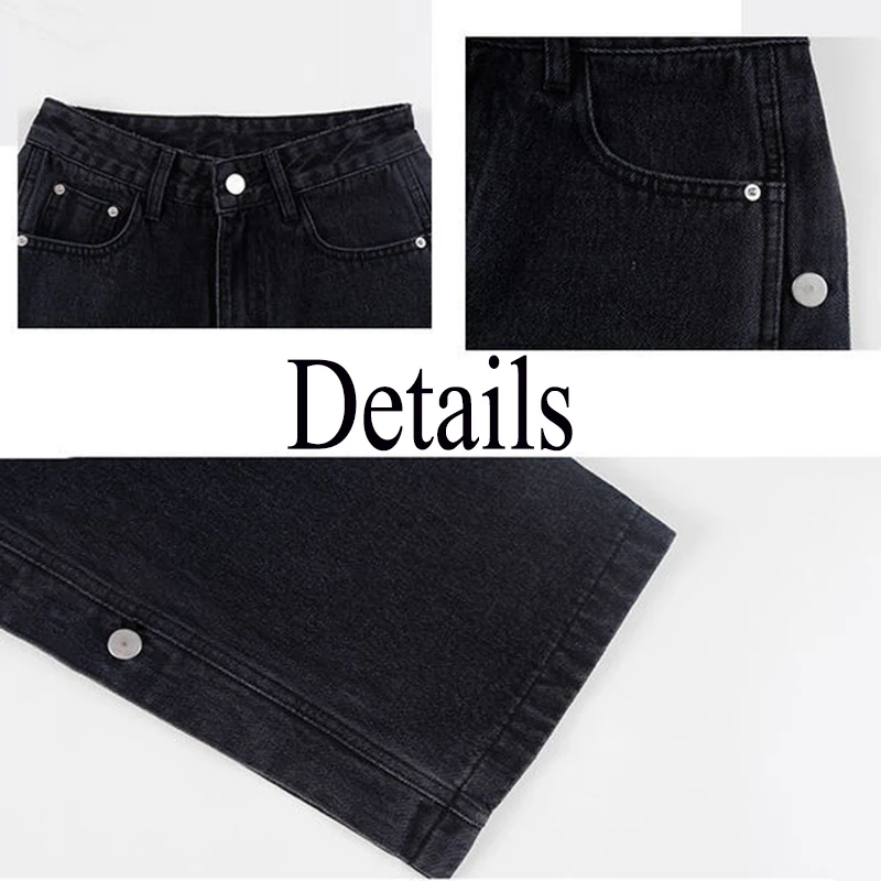 ★E.B.M★ Button Detail Denim Pants EMO1DPT050 Sale | Men | Blue Button Shop