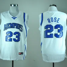 Новое поступление, высокое качество, Memphis Tigers, Derrick Rose Jersey