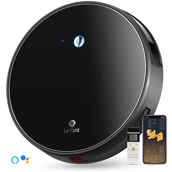 

LEFANT Robot Vacuum, M520 Robotic Vacuums Cleaner, 2200Pa Strong Suction, Wi-Fi Connectivity Robotic Vacuum, Self-Charging