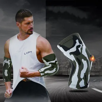 1Pcs Elastische Elbow Brace Ondersteuning Camouflage Ademend Sport Elleboog Pad Protector Fitness Basketbal Compressie Elleboog Mouwen 1Pcs Elastische Elbow Brace Ondersteuning Camouflage Ademend Sport Elleboog Pad Protector Fitness Basketbal Compressie Elleboog Mouwen