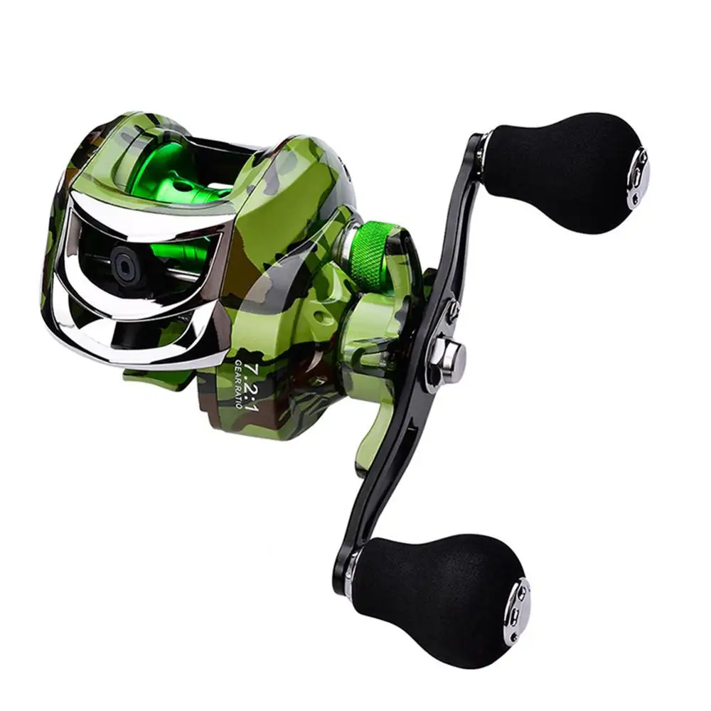 

2020 New Outdoor Metal Fishing Reel 18+1 BB Right / Left Hand Water Drop Wheel 7.2:1 Fisherman tool