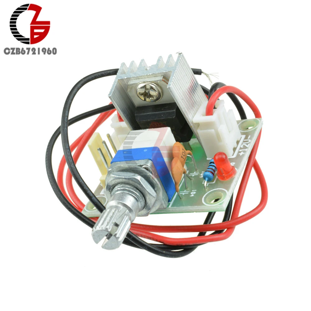 DC Motor Speed Controller LM317 Voltage Regulator