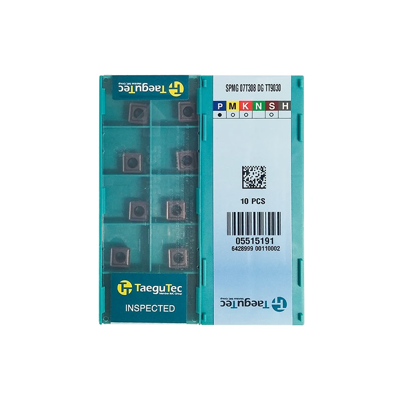 Карбидная вставка TAEGUTEC 10 шт./лот SPMG07T308-DG TT9030 100% | Инструменты