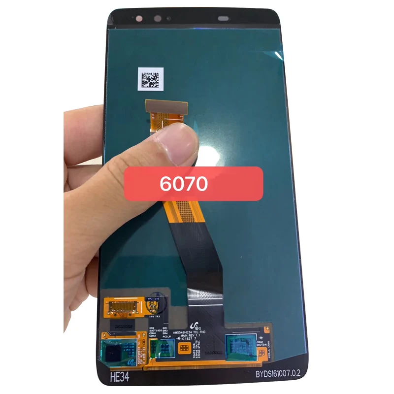 

High quality For 5.5"Alcatel Idol 4S OT6070 6070k 6070y 6070 LCD Display Touch Screen Digitizer Replacement with tape