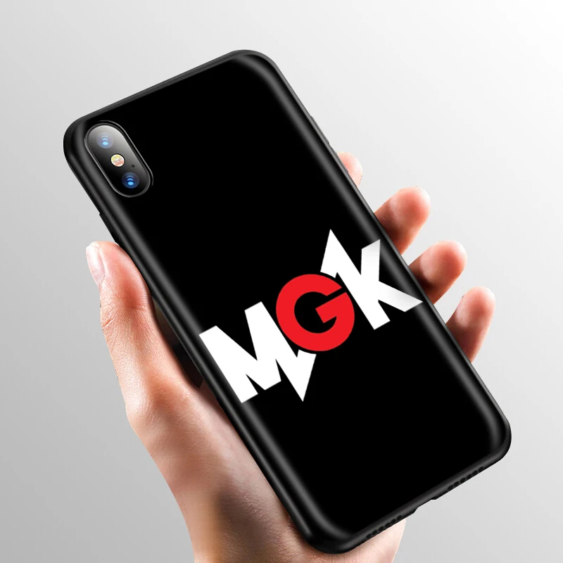 Силиконовый мягкий чехол YIMAOC MGK для iPhone 12 Mini 11 Pro XS Max XR X 8 7 6 6S Plus 5 5S SE|Бамперы| |