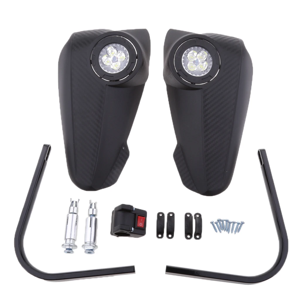 1 пара, защита для рук, универсальные для мотоцикла, квадроцикла, велосипеда, 22 мм, 7/8 дюйма, руль для Honda, для Yamaha, для Suzuki