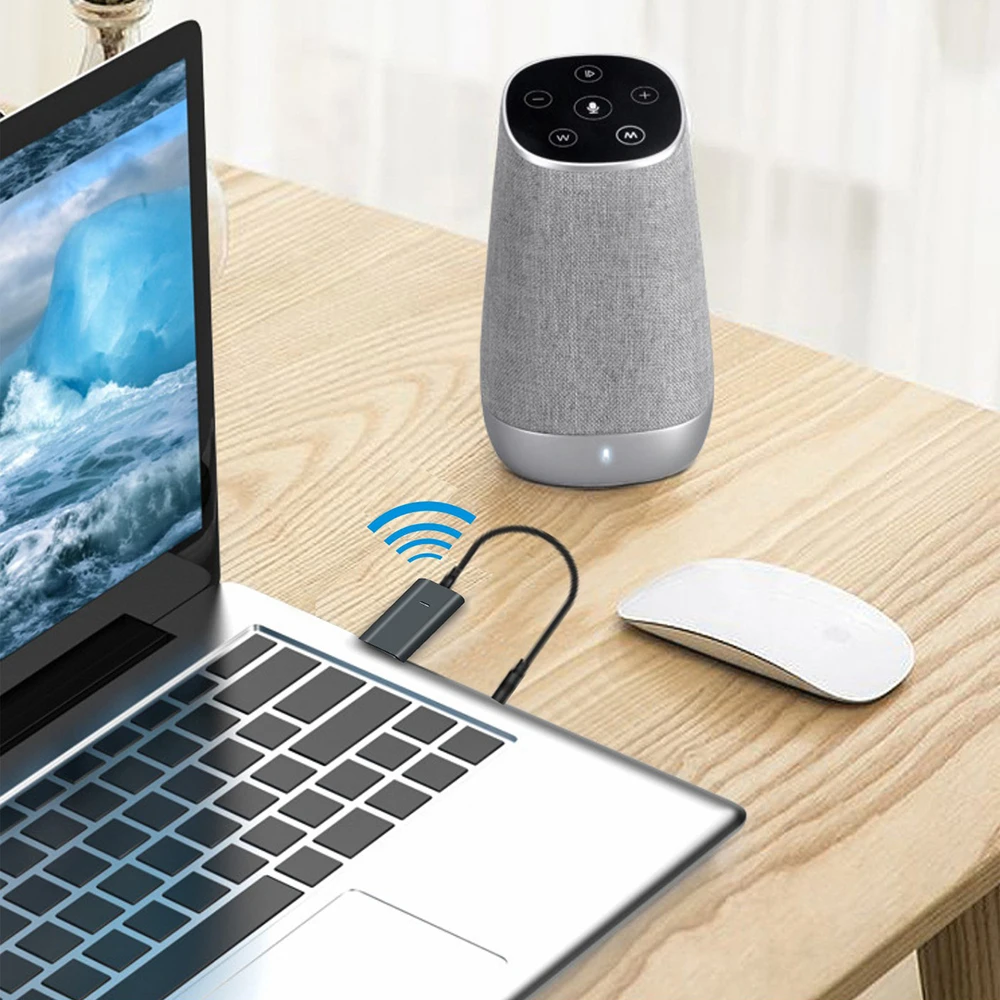 5,0 Bluetooth Беспроводной аудио стерео приемник и передатчик 3,5 мм Aux и Usb Выдвижной Bluetooth 2-в-1 аудио приемник