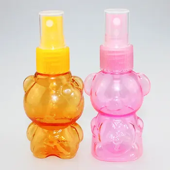 

50ml 3pcs Travel Mini Bottle Transparent Perfume Atomizer Cartoon Empty Refillable Spray Bottle Liquid Atomizer Makeup Sprayer