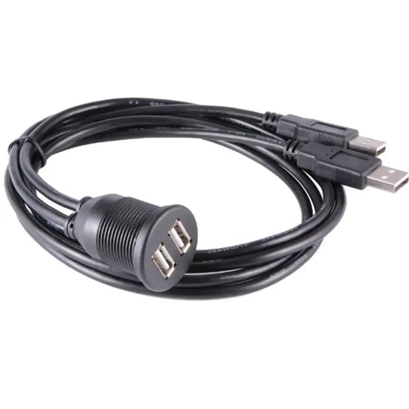1 м универсальное двойное автомобильное usb-устройство для зарядки телефона Аксессуары для зарядки