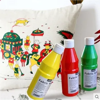 

DIY hand-painted painted clothes graffiti paint professional textile fiber pigments gold paint waterproof B style 15 colors