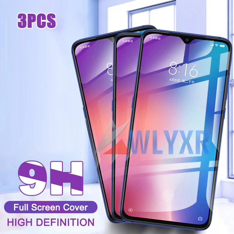 Защитное стекло 9H для Xiaomi Mi 9 9T A2 8 Lite Redmi Note 5 6 7 K20 Pro | Мобильные телефоны и