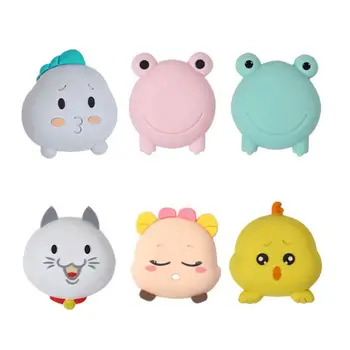 

6Pcs Self Adhesive Cartoon Door Stopper Wall Protectors Door Handle Bumpers Buffer Guard Stoppers Silencer Crash Pad
