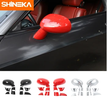 

SHINEKA Mirror Covers for Dodge challenger 2009+ Car Rearview Mirror Shell Decoration Cover for Dodge challenger 2009+ Accessory